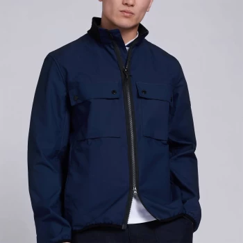 Image of Barbour International Mens Belsfield Casual Jacket - Dress Blue - L