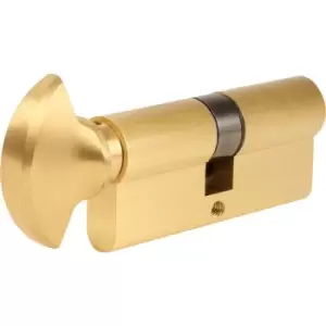 ERA 6 Pin Euro Thumbturn Cylinder 40-40mm in Brass