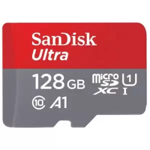 Image of SanDisk Ultra MicroSDXC Memory Card 100MB/s Class 10 - 128GB