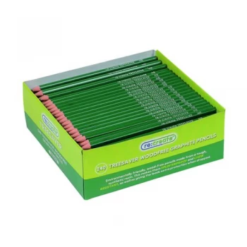 Image of ReCreate Treesaver Recycled HB Pencil Pack of 240 TREE240HB