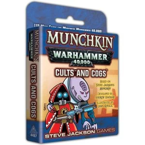 Image of Munchkin Warhammer 40000: Cults and Cogs Expansion Card Game