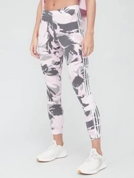 image of Adidas Camo 7/8 Legging - Grey