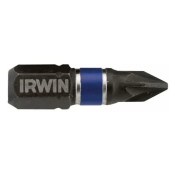 image of Irwin - IRWIW6061409 Impact Pro Performance Screwdriver Bits PZ1 25mm (Pack 2)