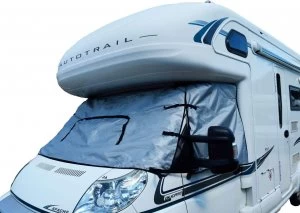 Image of External Thermal Sun UV & Ice Motorhome Windscreen Blind Cover