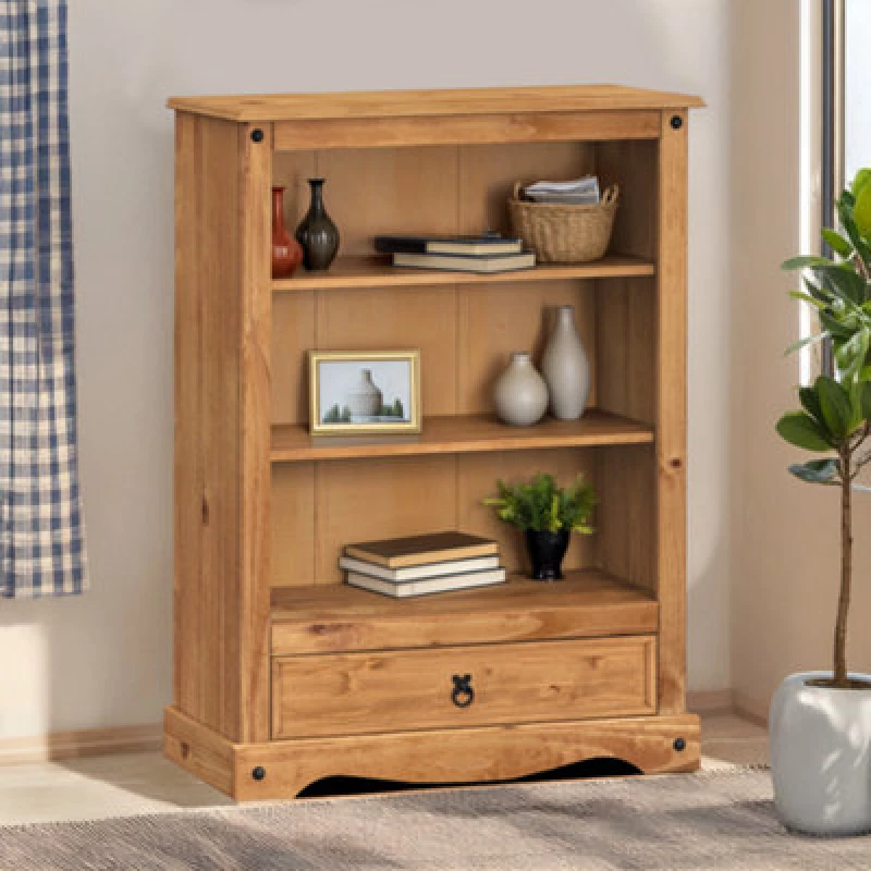 Image of MERCERS FURNITURE Mercers Furniture - Corona 1 Drawer Bookcase 5060335867834