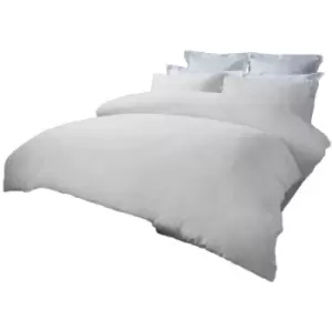 Image of Belledorm Staten Island Duvet Cover Set Set (Double) (Cream) - Cream