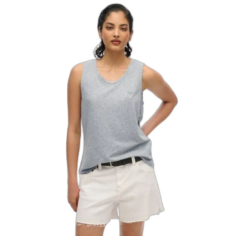 Image of Superdry Womens tank top Superdry Gris Female XS