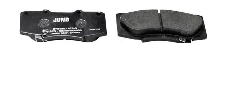 Image of JURID 573435J Brake pad set with acoustic wear warning, without accessories Brake Pad Set,disc brake (402)