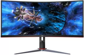 Image of AOC 34" CU34G2X QHD Ultra Wide Curved LED Gaming Monitor