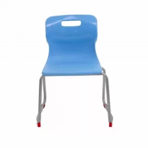 Image of TC Office Titan Skid Base Chair Size 4, Sky Blue