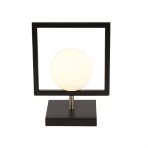Image of 1 Light Table Lamp Matt Black, Matt Black, G9