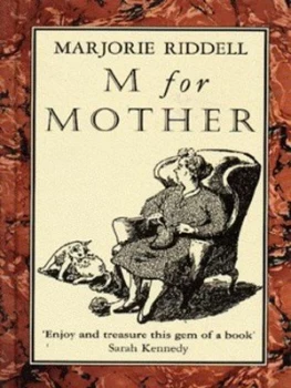 Image of M for Mother by Marjorie Riddell Paperback