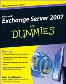 Image of Microsoft Exchange Server 2007 for Dummies by John Paul Mueller Book