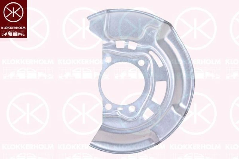 Image of KLOKKERHOLM Brake disc backing plate KLOKKERHOLM 8183377