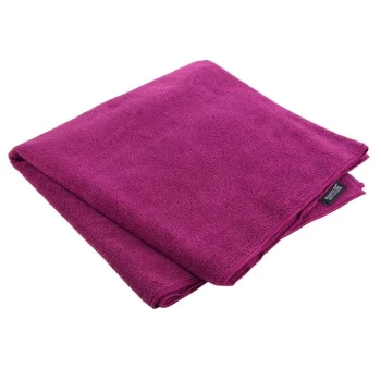 image of Regatta Pocket Travel Towel - Dark Cerise