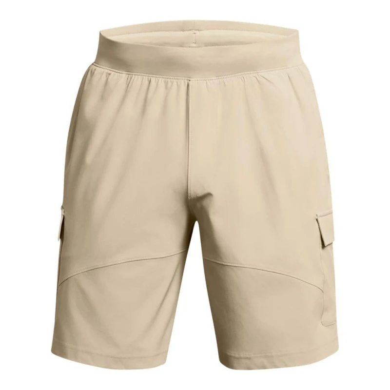 Image of Under Armour Stretch Woven Cargo Shorts - Brown Brown M