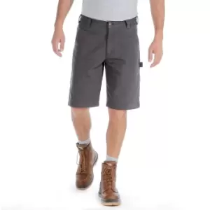 Image of Carhartt Mens Rugged Flex Rigby Cotton Dungaree Work Shorts Waist 40' (102cm)