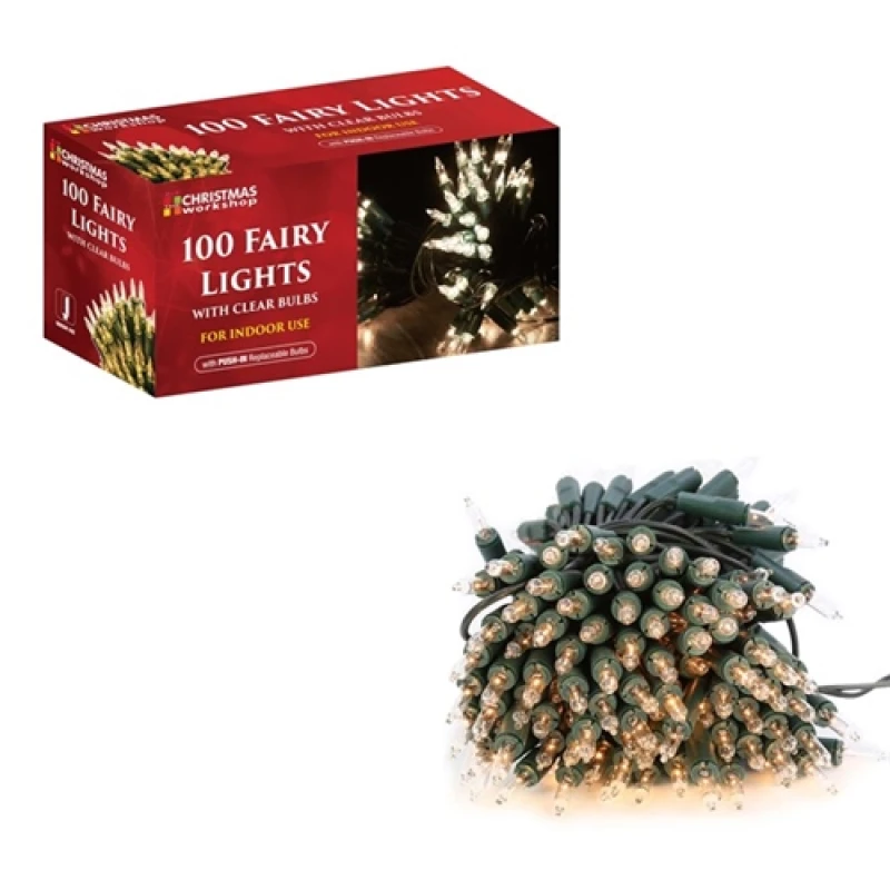 Image of Christmas Workshop 100 Shadeless Clear Fairy Lights