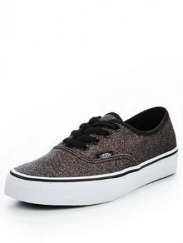 image of Vans Authentic Glitter Black Size 3 Women