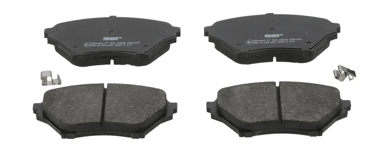 Image of FERODO Brake pad set FERODO FDB1600