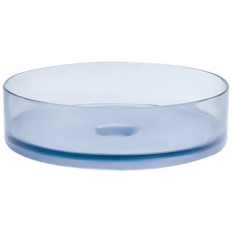 Image of Beliani Countertop Basin Tolosa 360 mm Solid Surface Light Blue