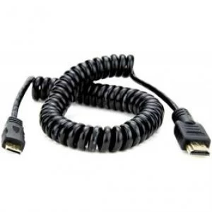 Image of Atomos coiled mini HDMI to full HDMI