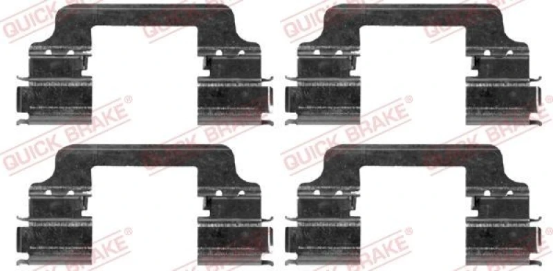 Image of QUICK BRAKE Brake pad fitting kit QUICK BRAKE 109-1864