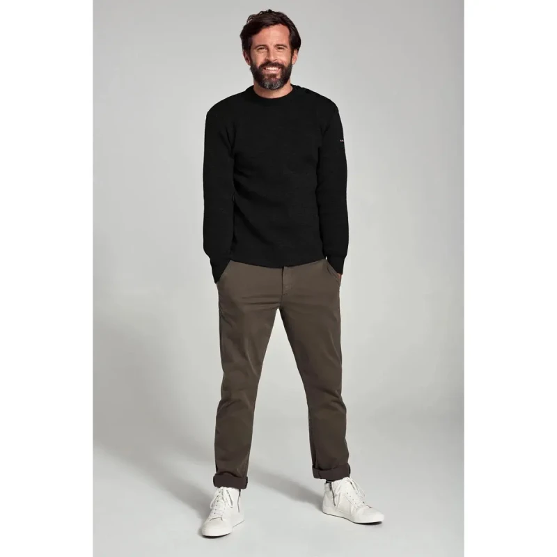 Image of Armor-Lux Plain navy sweater Armor-Lux fouesnant Noir Male 3XL