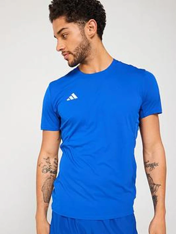 Image of adidas Adizero Essentials Running T-Shirt Mens - Blue Blue L