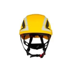 Image of 3M SecureFit Yellow Safety Helmet Adjustable, Ventilated
