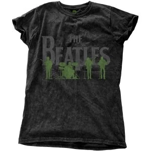 Image of The Beatles - Saville Row Line-Up Womens Medium T-Shirt - Black