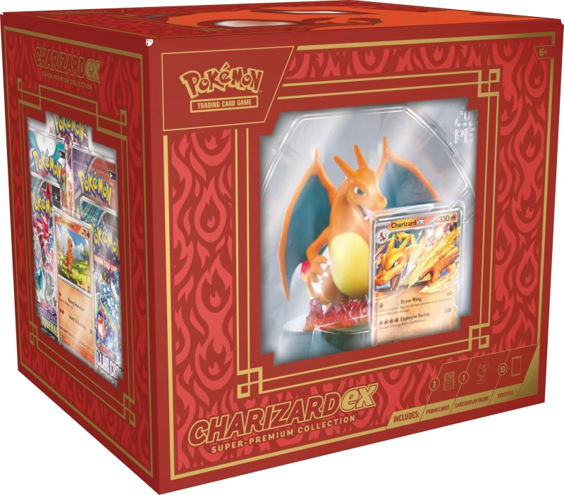Image of Pokemon Pokemon Char EX SuPrem 10 Trading Cards One Size Multi 70123499000