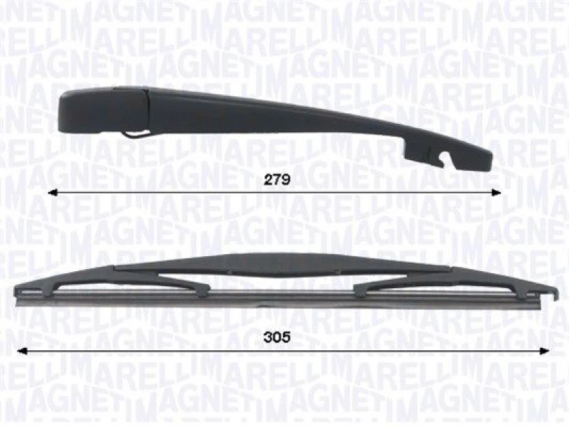 Image of MAGNETI MARELLI Wiper arm set MAGNETI MARELLI 000723180474