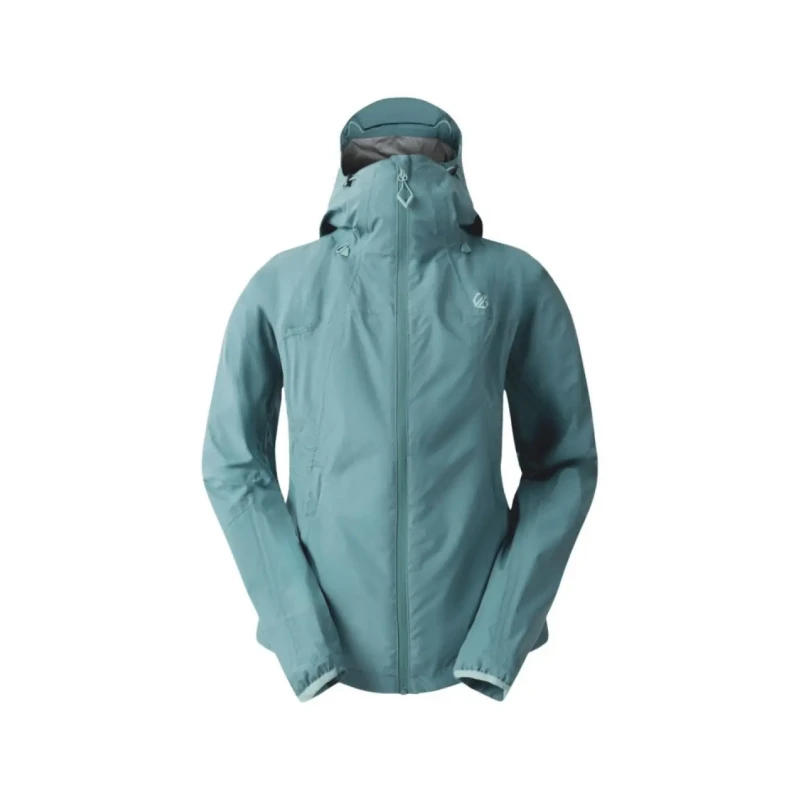 Image of Womens waterproof jacket Dare 2B Breathe Easy Gris Female 38