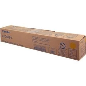 Image of Original Toshiba T-FC50EY Yellow Laser Toner Ink Cartridge