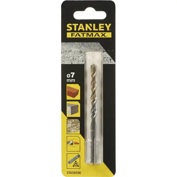 Image of Stanley Fatmax Masonry Drill Bit 7 x 100mm - STA58506-QZ