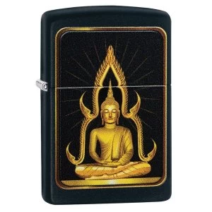 Zippo Unisexs Buddah Black Regular Windproof Lighter