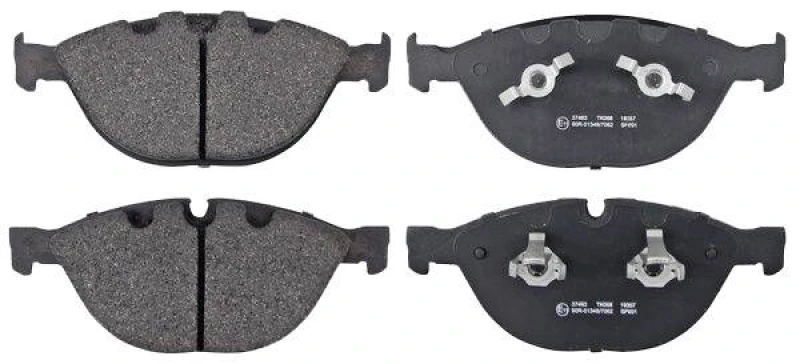 Image of A.B.S. 37463 Brake pad set prepared for wear warning indicator Brake Pad Set,disc brake (402)
