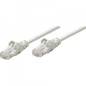Image of Intellinet RJ45 Network cable, patch cable CAT 6 S/FTP 5m Grey gold plated connectors