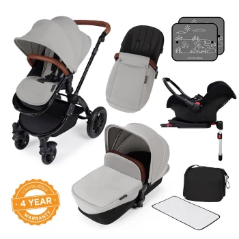 image of Ickle Bubba Stomp V3 All In One Pram Travel System + Isofix Base