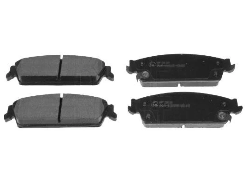 Image of Blue PRINT ADA104251 Brake pad set Rear Axle, with acoustic wear warning Brake Pad Set,disc brake (402)