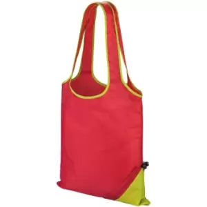 image of Core Compact Shopping Bag (Pack of 2) (One Size) (Raspberry/Lime) - Result