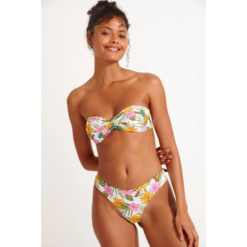 Image of banana moon Womens swimsuit top Banana Moon Boro Tortuga Blanc Female L
