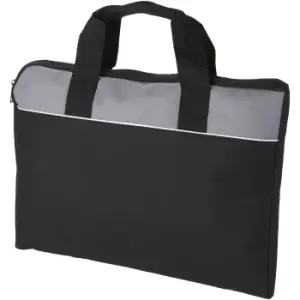 Image of Bullet Tampa Conference Bag (Pack Of 2) (38 x 2.5 x 28cm) (Solid Black/Grey)