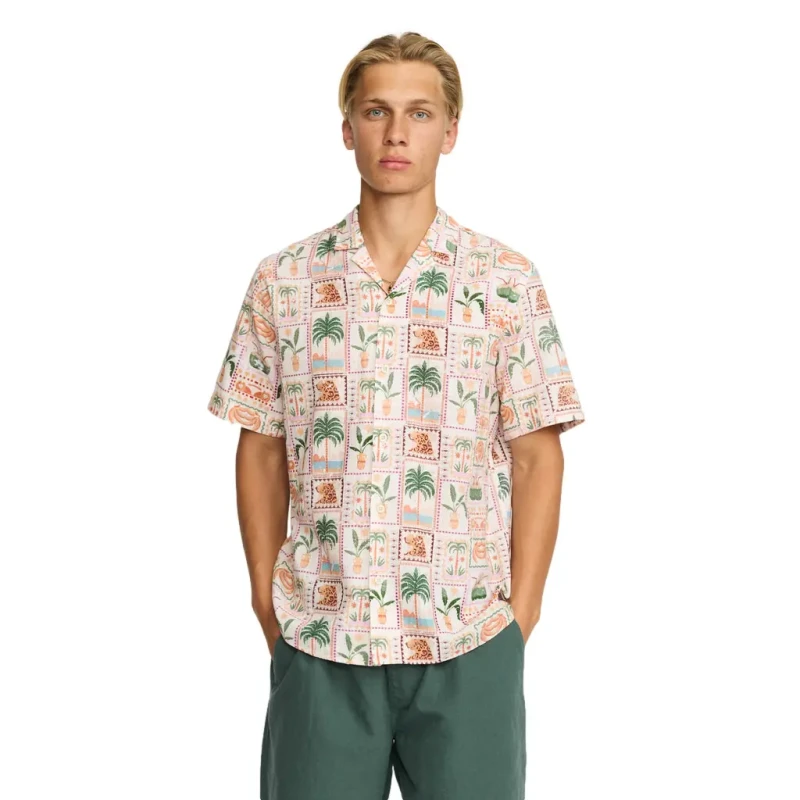 Image of Revolution Shirt Revolution Cuban Blanc Male S