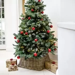 image of Ivyline Wicker Tree Skirt Square