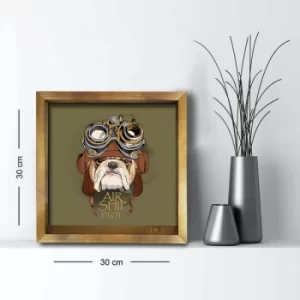 Image of 3030AHS-032 Multicolor Decorative Framed MDF Painting