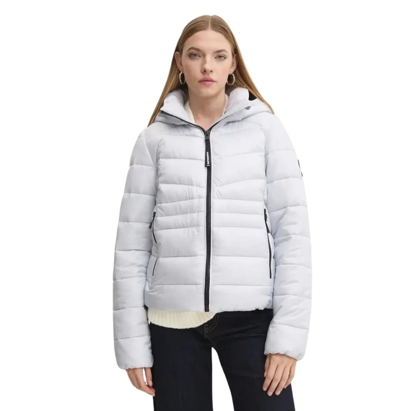 Image of Superdry Womens pSuperdry Fuji Quilted Puffer Violet Female XS