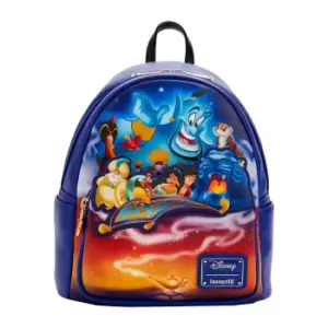 Image of Loungefly Disney Aladdin 30th Anniversary Mini Backpack