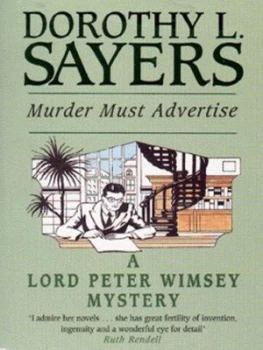 Image of Murder Must Advertise by Dorothy L Sayers Paperback